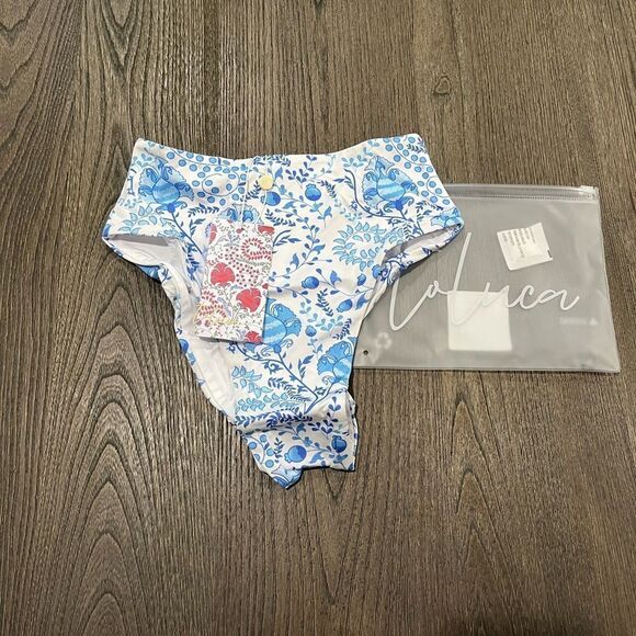 NWT Toluca Gia Maxi Bikini Bottom Rivera Size S - Picture 1 of 7